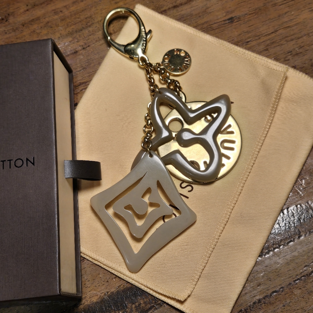 Louis Vuitton Porto Cure Thai M65648 - Authentic Key Holder / Bag Charm - Picture 11 of 15